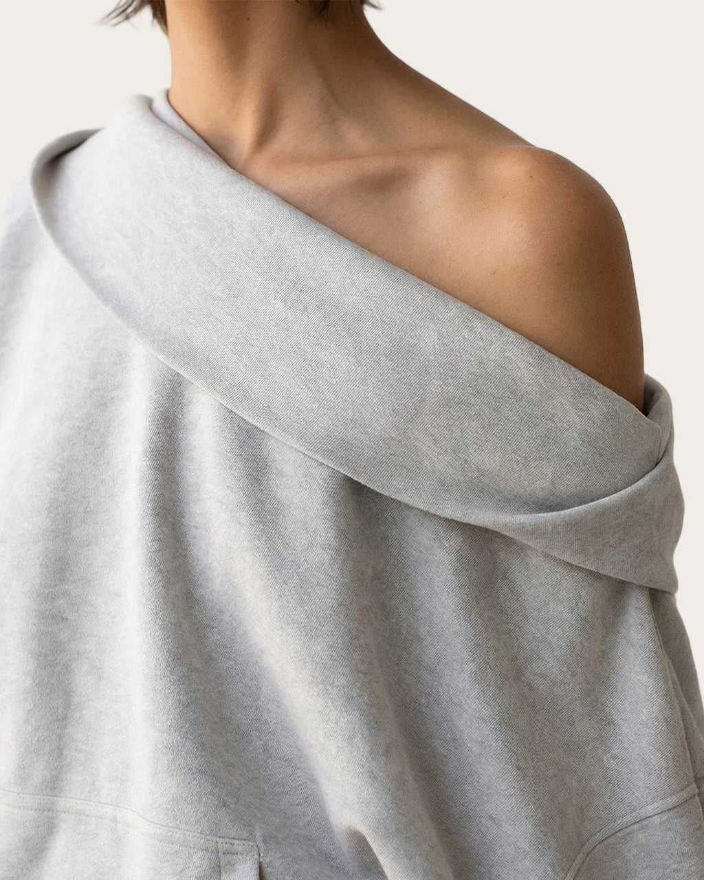Eclipse Kapuzenpullover mit drapierter Kapuze – Produktansicht 6