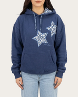 Marineblaues Leopardenmuster