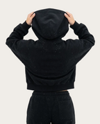 Project Unisex-Kapuzenpullover mit Strass – Produktansicht 3
