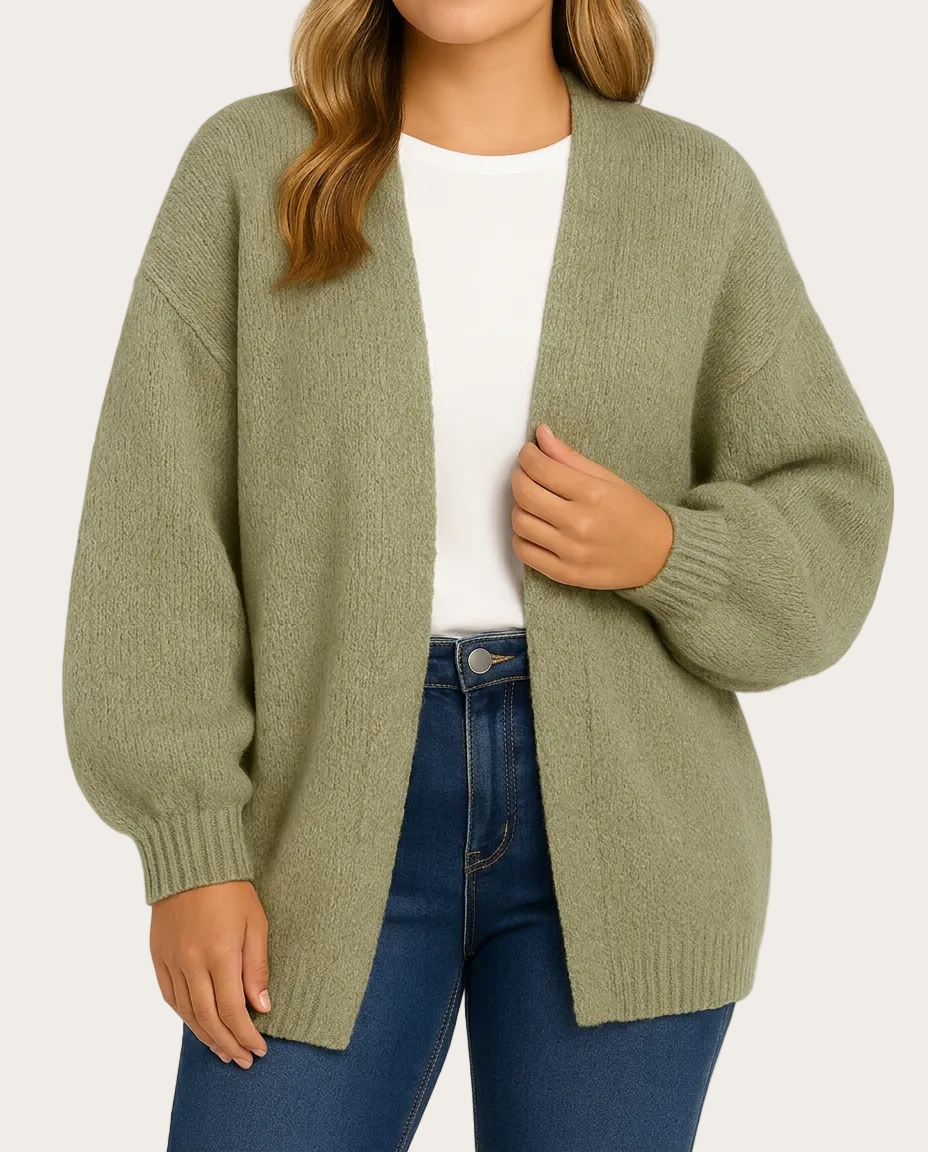 Champagne Hour Strickjacke – Farbe Grün