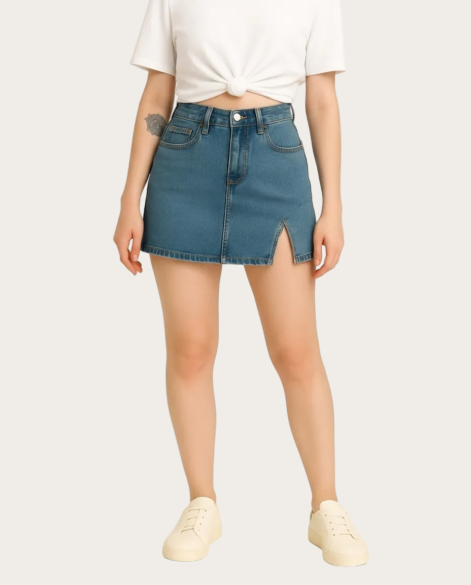 Flirt Factor Rock – Farbe Jeansblau