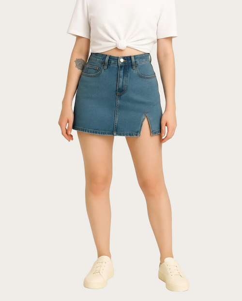 Flirt Factor Rock – Farbe Jeansblau