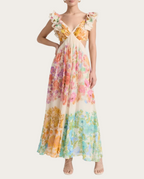 Maribel Kleid – Farbe Blumenmuster