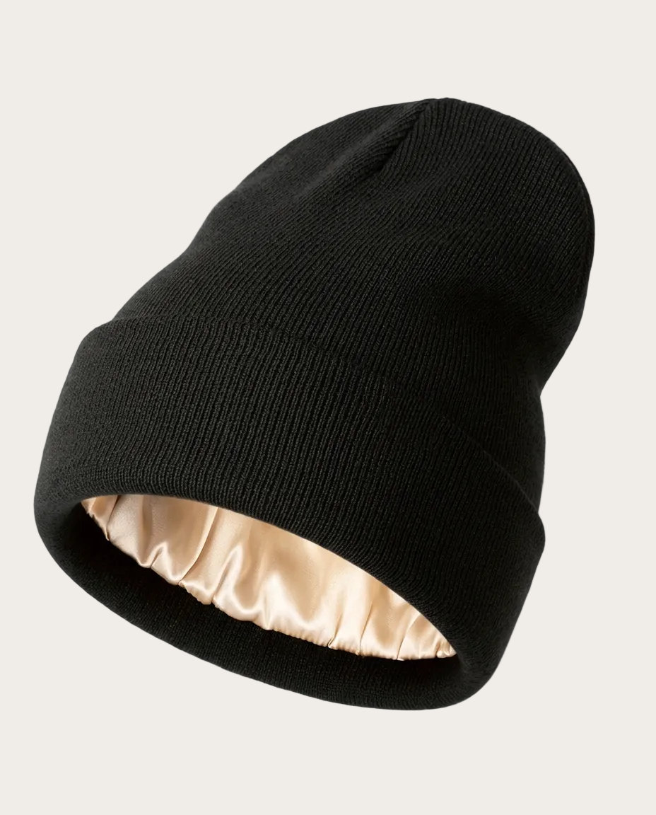 SatinGuard Mütze – Farbe Schwarz