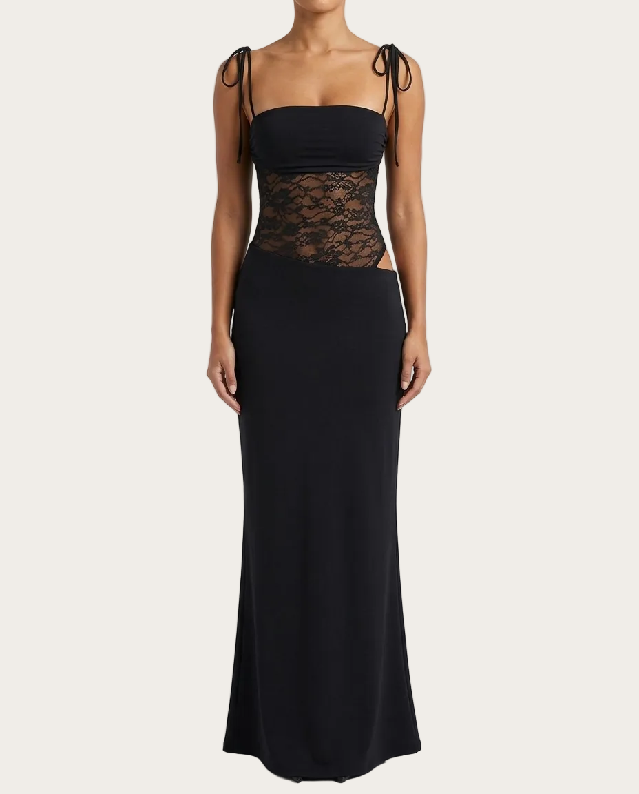Laura Spitzenkleid – Farbe Schwarz