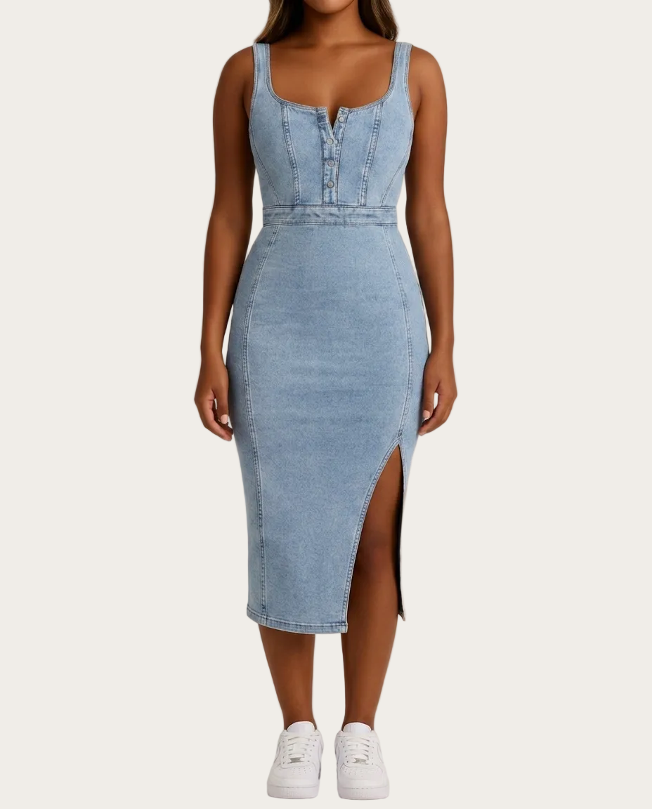 Hourglass Jeanskleid – Produktansicht 1